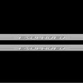Ford Explorer VI 2020+ LED Door Sills Illuminated Scuff Explorer Logo Stainless Steel Entry Guards Door Sills Decoin