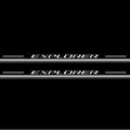Ford Explorer VI 2020+ LED Door Sills Illuminated Scuff Explorer Logo Stainless Steel Entry Guards Door Sills Decoin