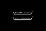 LED door sill plates for Ford Explorer VI CD6 2020+ with Explorer logo