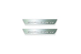 Ford Explorer VI CD6 2020+ door sill plates in stainless steel with Explorer logo
