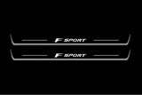 Lexus IS IV XE40 2020+ Stainless Steel LED Door Sills – F Sport Logo