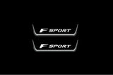 Lexus IS IV XE40 2020+ Stainless Steel LED Door Sills – F Sport Logo