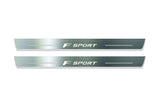 Lexus IS IV XE40 2020+ Stainless Steel LED Door Sills – F Sport Logo