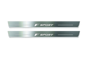 Lexus IS IV XE40 2020+ Stainless Steel LED Door Sills – F Sport Logo