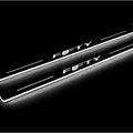 Chevrolet Camaro VI 2016-2024 LED Door Sills Illuminated Scuff Fifty Logo Stainless Steel Entry Guards Door Sills Decoin