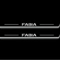 Skoda Fabia IV 2021+ Stainless Steel LED Door Sills – Fabia Logo