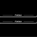 Skoda Fabia II 2007-2014 LED Door Sills Illuminated Scuff Fabia Logo Stainless Steel Entry Guards Door Sills Decoin