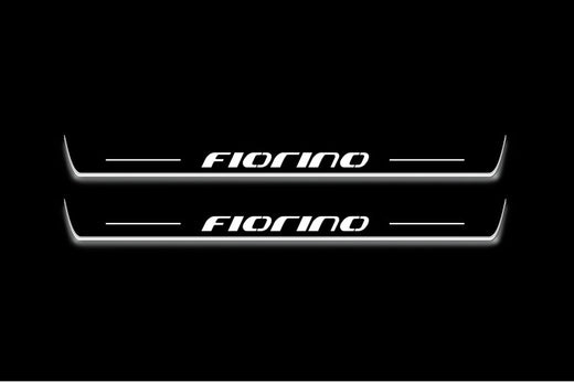 Fiat Fiorino III 2008+ Stainless Steel LED Door Sills – Fiorino Logo