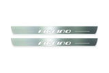 LED door sill plates for Fiat Fiorino III 2008+ with Fiorino logo