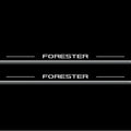 Subaru Forester III 2007-2012 LED Door Sills Illuminated Scuff Forester Logo Stainless Steel Entry Guards