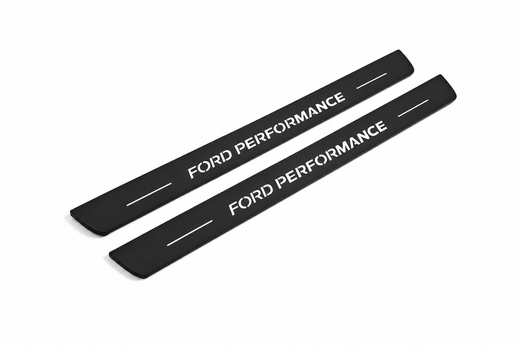 Ford Focus DEW98 2018–2026 — Matte PRO LED Door Sills — ford perfomance Type 3 Logo