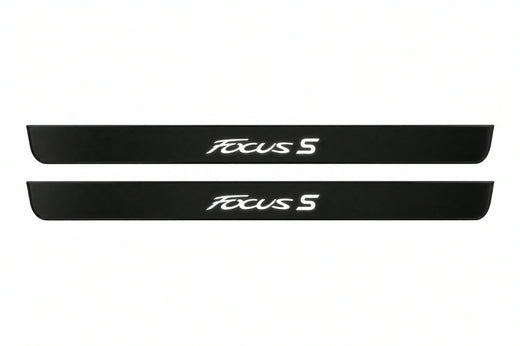 Ford Focus Estate C346 2010–2019 — Matte PRO LED Door Sills — Focus S Logo