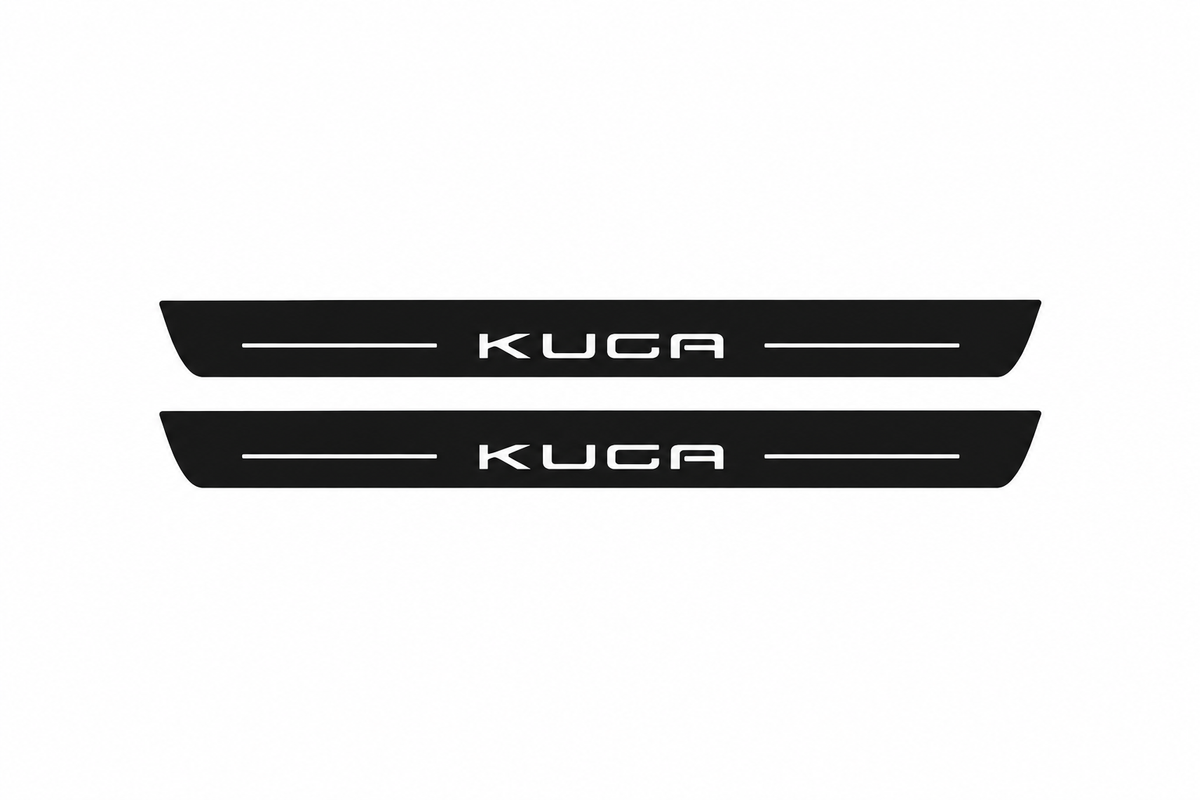 Ford Kuga CX482 Matte PRO LED door sills with Kuga design