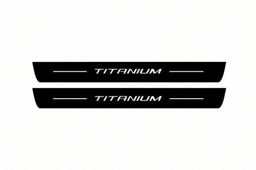 Ford Mondeo Estate CD391 2014–2022 — Matte PRO LED Door Sills — Titanium Logo