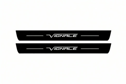 Ford Mondeo Sedan CD391 2015–2022 — Matte PRO LED Door Sills — Vignale Logo