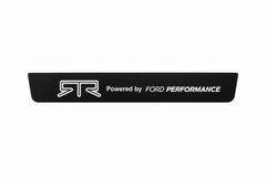 Ford Mustang S650 RTR Perfomance Matte PRO LED door sills, four-piece catalogue illustration, matte black with white illumination
