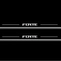 Kia Forte II 2014+ Stainless Steel LED Door Sills – Forte Logo