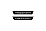 illuminated door sill protectors stainless steel Fiat Freemont 2011+ with Freemont logo
