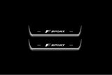 Lexus RX IV AL20 2015-2023 Stainless Steel LED Door Sills – F Sport Logo