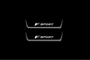 Lexus RX V AL30 2015+ Stainless Steel LED Door Sills – F Sport Logo