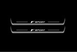 Lexus NX I AZ10 2014+ Stainless Steel LED Door Sills – F Sport Logo