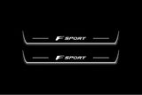 Lexus RX V AL30 2015+ Stainless Steel LED Door Sills – F Sport Logo