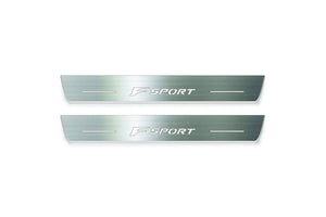 Lexus RX V AL30 2015+ Stainless Steel LED Door Sills – F Sport Logo