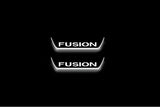 Ford Fusion (Europe) CD4 2002+ LED door sill plates with Fusion logo