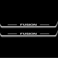 Ford Fusion (Europe) 2002-2012 LED Door Sills Illuminated Scuff Fusion Logo Stainless Steel Entry Guards Door Sills Decoin