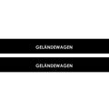 Mercedes G-Class W464 2018+ Illuminated Matte Sill Plates with logo Geländewagen Mercedes Led Door Sills PRO opdesign