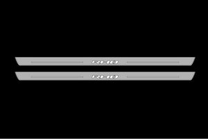 RAM 2500 V 2019+ LED Door Sill Guards with Illuminated RHO Logo Door Sills Decoin