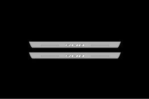 RAM 1500 V 2019+ LED Door Sill Guards with Illuminated RHO Logo Door Sills Decoin