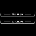 Alfa Romeo Giulia 2016+ LED Door Sills Illuminated Scuff Giulia Logo Stainless Steel Entry Guards
