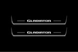 Jeep Gladiator JT Stainless Steel LED Door Sills – Gladiator Logo