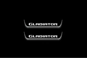 Jeep Gladiator JT Stainless Steel LED Door Sills – Gladiator Logo