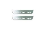 Jeep Gladiator JT Stainless Steel LED Door Sills – Gladiator Logo