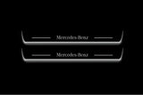 Mercedes GLC X253 Stainless Steel LED Door Sills – Mercedes-Benz Logo