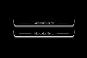 Mercedes GLC X253 Stainless Steel LED Door Sills – Mercedes-Benz Logo