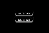 Mercedes-Benz GLE II W167 Stainless Steel LED Door Sills – GLE 63 Logo