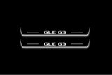 Mercedes-Benz GLE II W167 Stainless Steel LED Door Sills – GLE 63 Logo