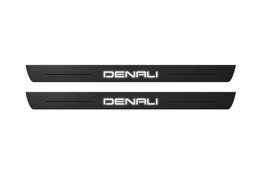 GMC Canyon II 2014–2022 — Matte PRO LED Door Sills — Denali Logo