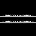 Chrysler Grand Voyager V 2008-2015 LED Door Sills Illuminated Scuff Grand Voyager Logo Stainless Steel Entry Guards Door Sill