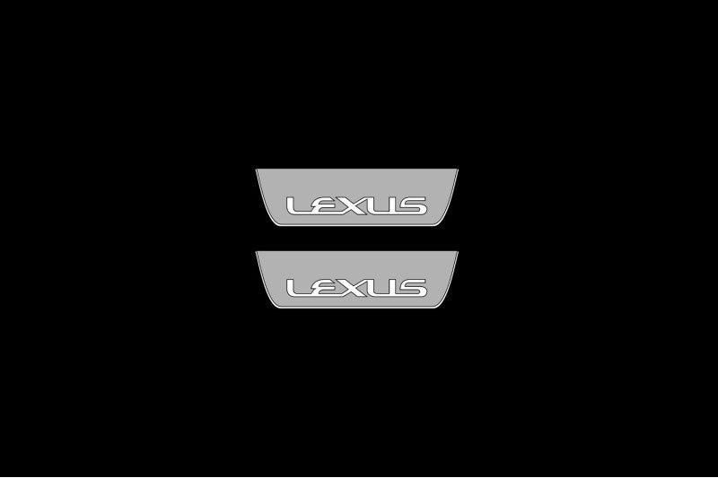 Lexus GS III 2005-2012 LED Door Sills Illuminated Scuff Lexus Logo Stainless Steel Entry Guards Door Sills Decoin