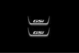 Opel Insignia II 2017+ Stainless Steel LED Door Sills – GSI Logo