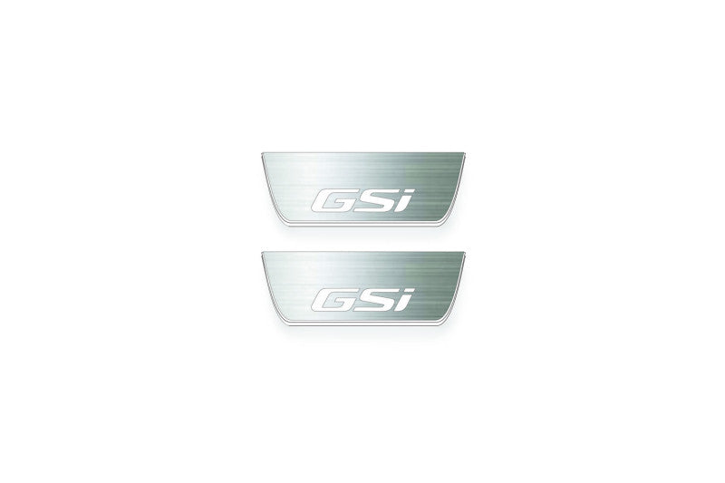 Opel Insignia II 2017+ Stainless Steel LED Door Sills – GSI Logo