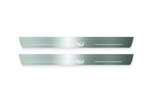 Opel Insignia II 2017+ Stainless Steel LED Door Sills – GSI Logo