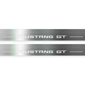 Ford Mustang VII 2023+ LED Door Sills Illuminated Scuff Mustang GT Logo Stainless Steel Entry Guards