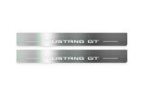 stainless steel door sill plates for Ford Mustang VII S650 2023+ with Mustang GT logo