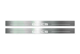 LED door sill plates for Ford Mustang V S197 2005+ with GT/CS logo