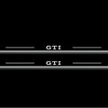 Volkswagen Golf VIII 2020+ Stainless Steel LED Door Sills – GTI Logo